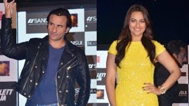 Saif, Sonakshi & Tigmanushu Dhulia at Press Conference of Bullett Raja
