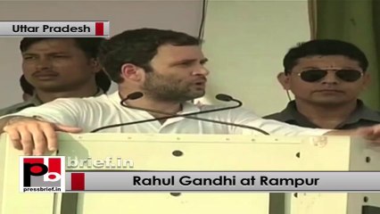 Rahul Gandhi in Rampur slams opposition for ignoring the poor