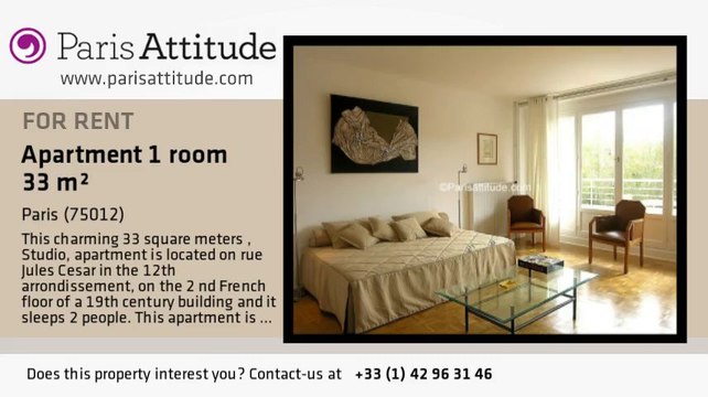 Studio Apartment for rent - Bastille, Paris - Ref. 6582