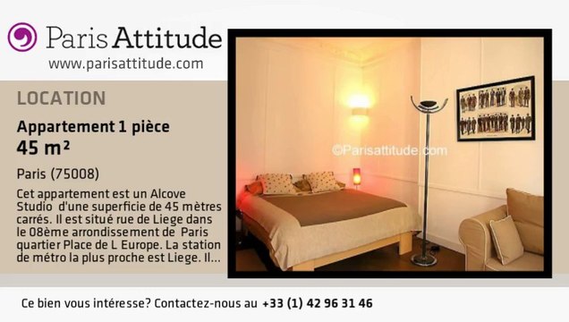 Appartement Alcove Studio à louer - St-Lazare, Paris - Ref. 575