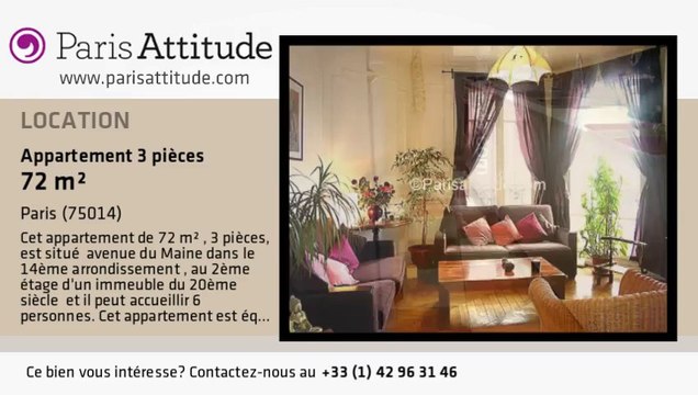 Appartement 2 Chambres à louer - Montparnasse, Paris - Ref. 5969