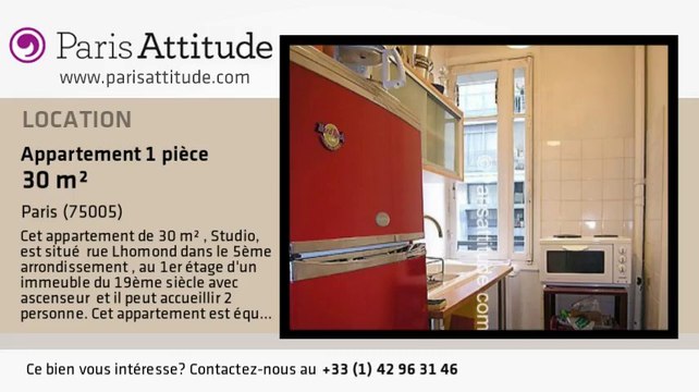 Appartement Studio à louer - Panthéon/Sorbonne, Paris - Ref. 5250