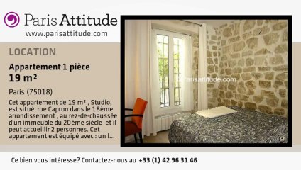 Appartement Studio à louer - Montmartre, Paris - Ref. 7277