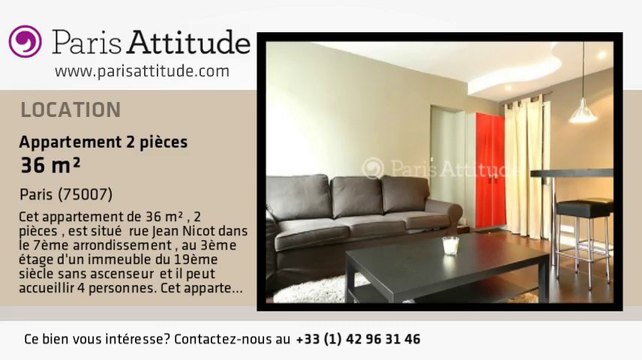 Appartement 1 Chambre à louer - Tour Eiffel, Paris - Ref. 8531