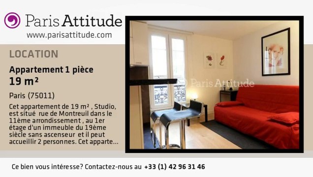 Appartement Studio à louer - Charonne, Paris - Ref. 8027
