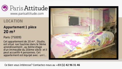 Appartement Studio à louer - Notre Dame de Lorette, Paris - Ref. 5984