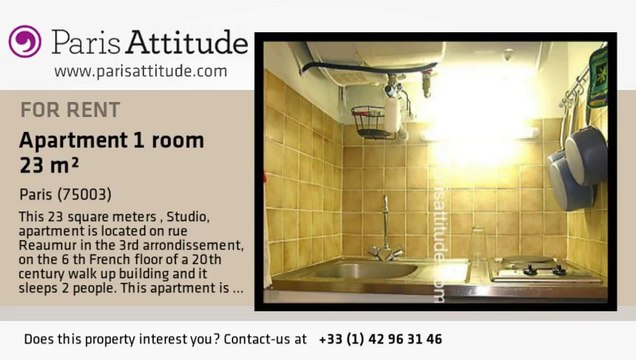 Studio Apartment for rent - Temple, Paris - Ref. 5188