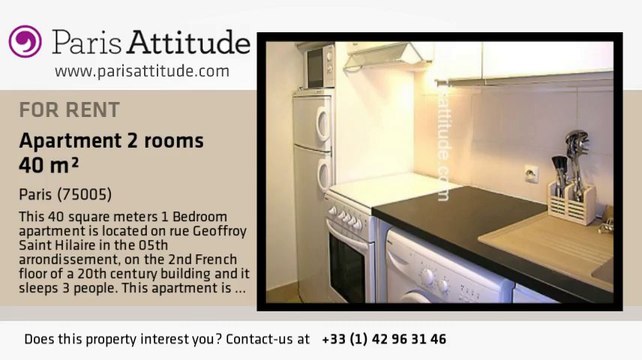 1 Bedroom Apartment for rent - Jardin des Plantes, Paris - Ref. 4359