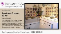 2 Bedroom Duplex for rent - Port Royal, Paris - Ref. 4847