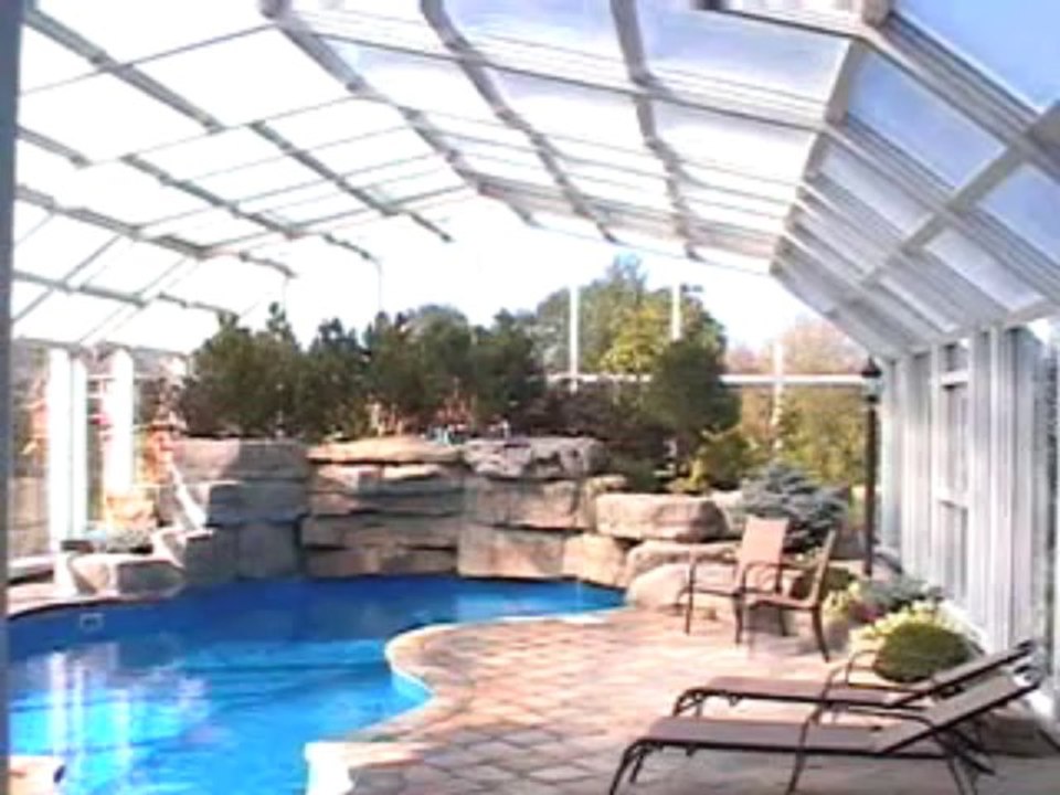 Pool Enclosures from Covers in Play automatically open effortlessly