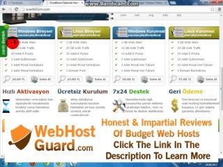 Bedava .com Site Açma + 200MB 10GB Trafikli Hosting Dahil