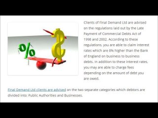 Final Demand Ltd l Late Payment Regulations
