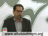 Ahmed Shah President Arts Council of Pakistan speech at harmony for peace conference organised by MQM