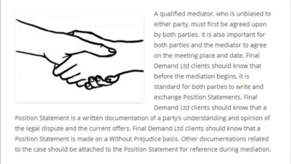 Final Demand Ltd l Mediation