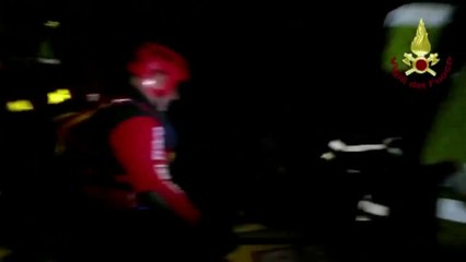 Galtelli (NU) - Primi soccorsi nella notte (20.11..13)