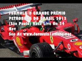 F1 Brazilian Grand Prix (Sao Paulo) 2013 Live Broadcast