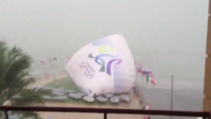 Ouragan sur Oman