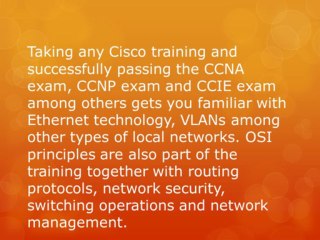 Why Get a Cisco CCNA Training Certification