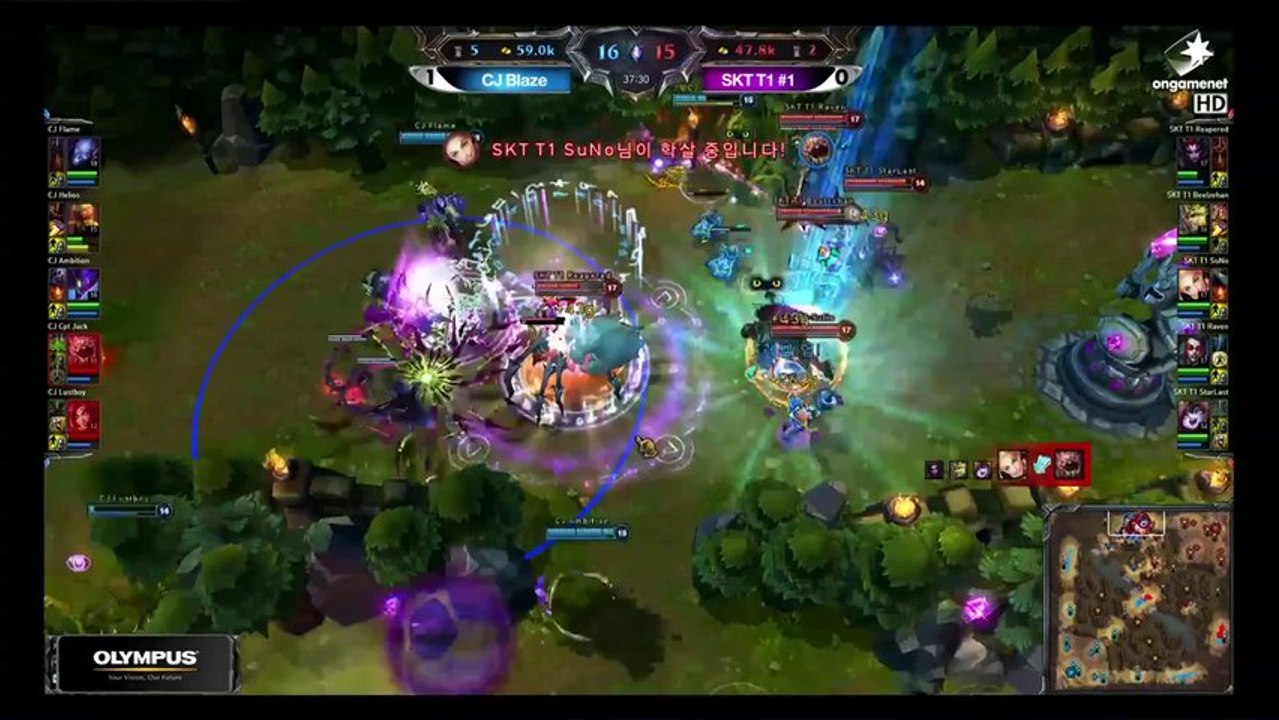 Dark Knight Ryze_LOL Champs Spring Highlight ep.18_match2_by Ongamenet