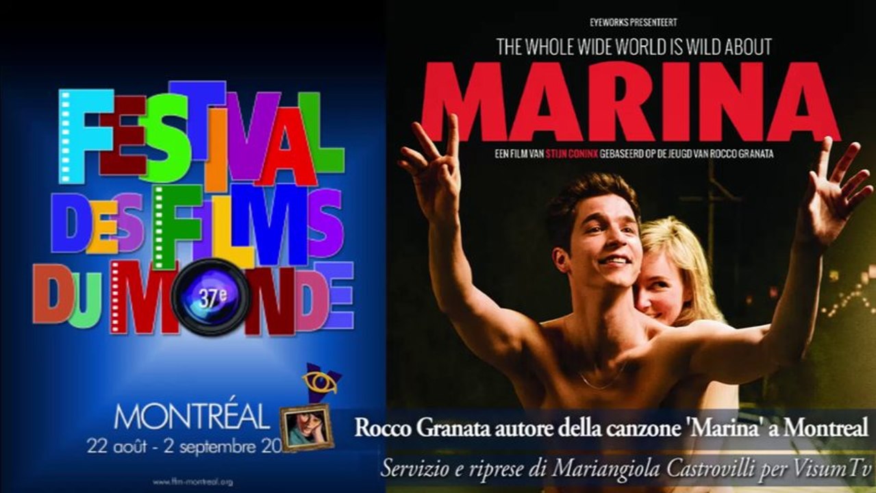 Rocco Granata autore della canzone 'Marina' da cui è stato tratto il film di Stijn Coninx