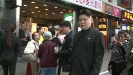 Kim Jong-Un impersonator causes a stir in Hong Kong