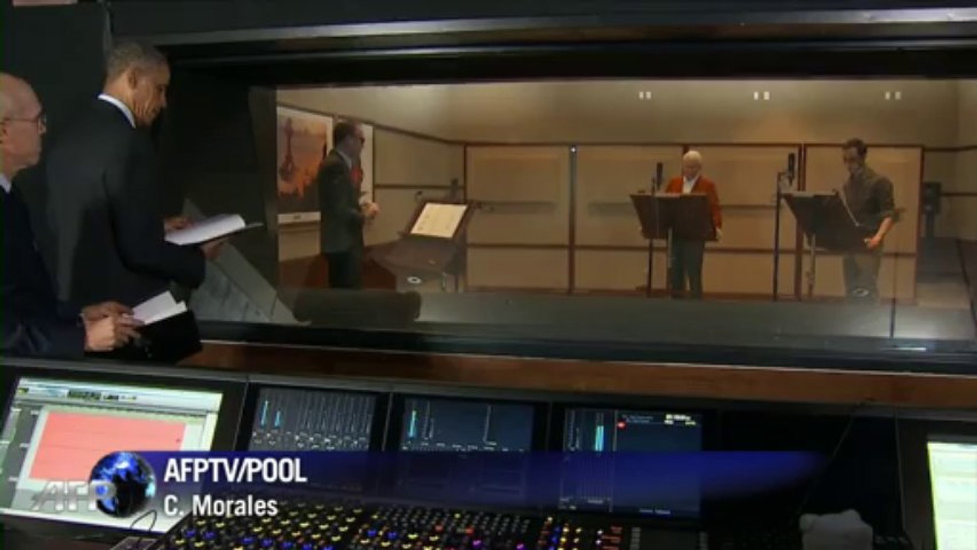 Obama visita Dreamworks