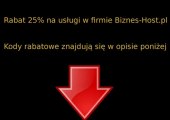 Najlepszy Hosting Biznes Host Kod Rabatowy 25% Biznes-Host.pl