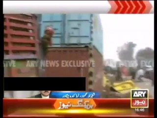 Peshawar ring road gets unblocked after PTI anti NATO supplies Dharna