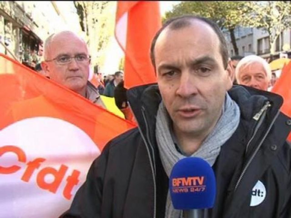 Bretagne: manifestation de salariés à l'appel des syndicats - 23/11