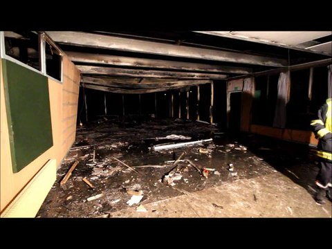 Estaires : Incendie à l'ancienne école maternelle des Tulipes.