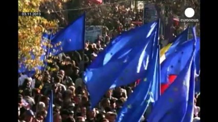 Huge rally against EU integration in Moldova