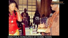 OMOTOLA jalade honoured in hometown