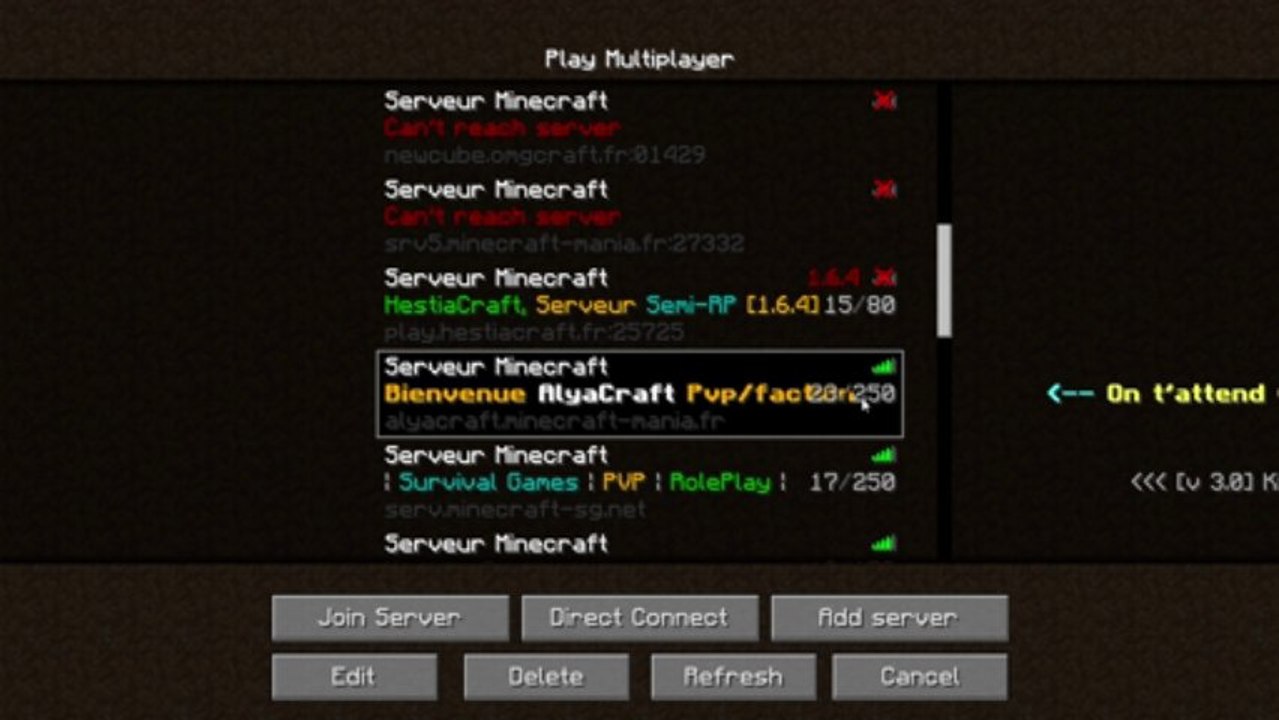 IP serveur cracker accepter :)