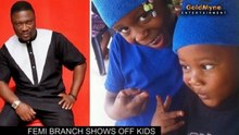 ACTOR FEMI BRANCH shows off kids
