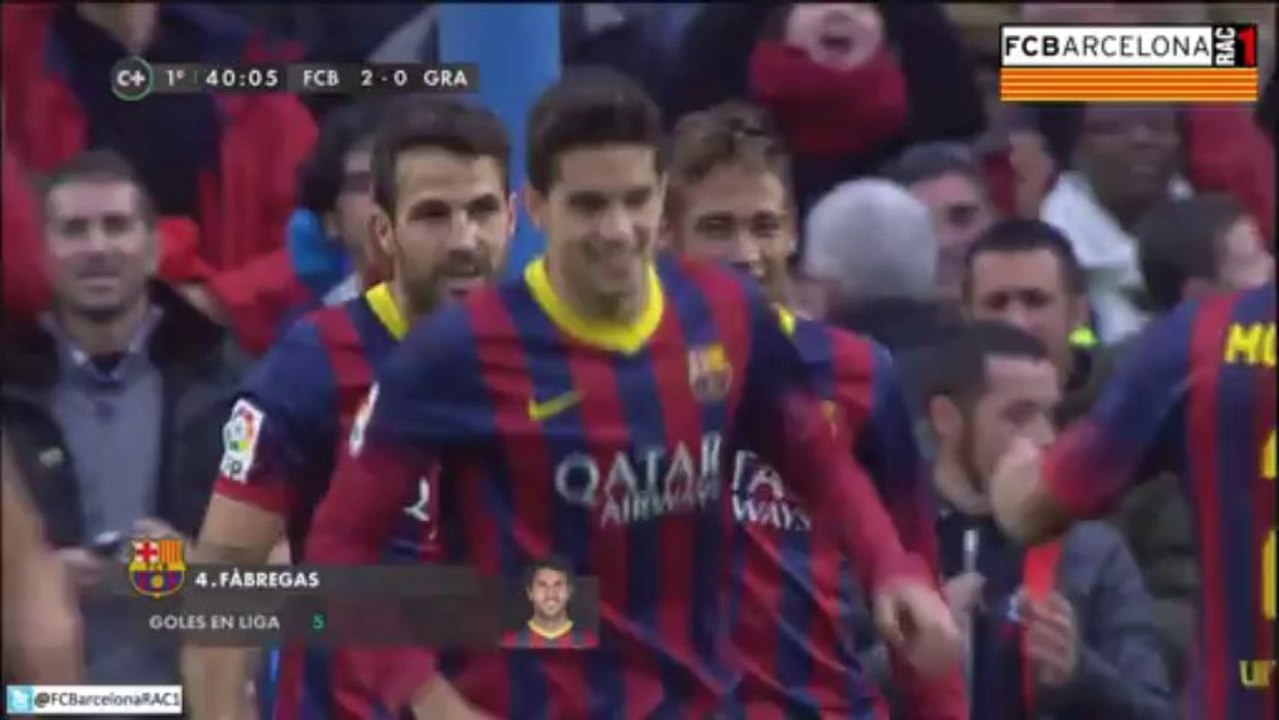 T13/14 J14 Liga BBVA: FC Barcelona 4-0 Granada CF (RAC1)