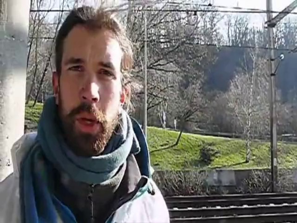 Passage d'un convoi nucléaire - Gare de Chambéry 9h16 - vendredi 15 mars 2013