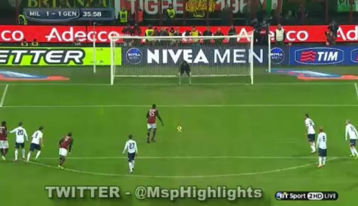 Milan vs Genoa 1:1 GOALS HIGHLIGHTS