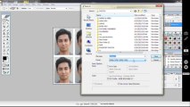 How to create passport size photos from full size photo (photoshop bangla tutorial)