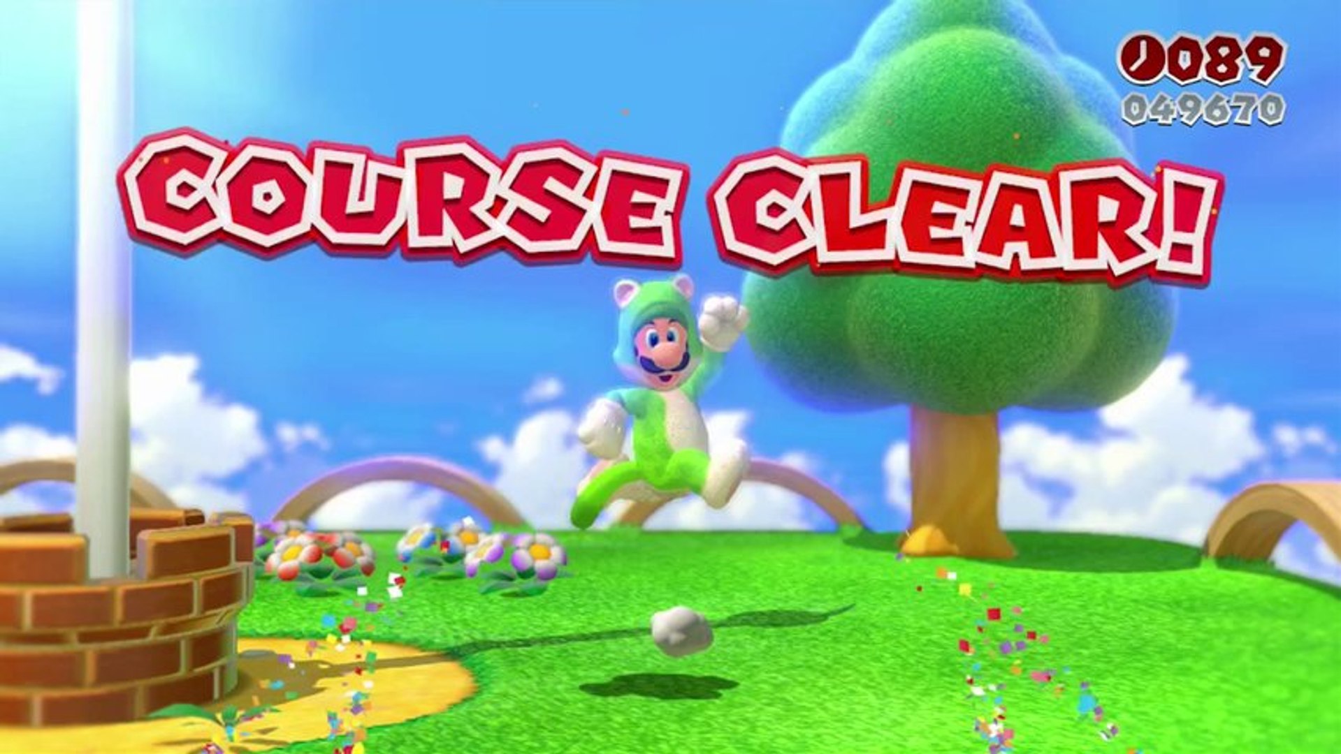 super mario 3d world luigi cat