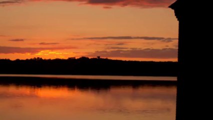 Fresh pond sunset in Cambridge, MA