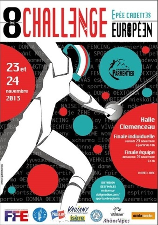 Finale du 8ème CHALLENGE EUROPEEN EPEE CADETTES GRENOBLE