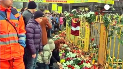 El presidente de Letonia califica de "asesinato" el derrumbe del centro comercial