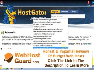 Subdomain | How To Create a SubDomain | Hostgator