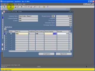 AR 4.4 Apply Payment to Invoice