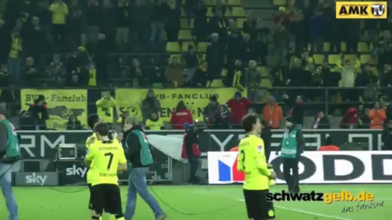 Dortmund taraftarından sevgi gösterisi