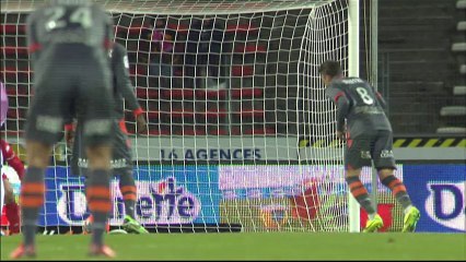 But Yann JOUFFRE (87ème pen) - Evian TG FC - FC Lorient (0-4) - 2013/2014