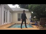 Man Performs Swimming Pool Trick