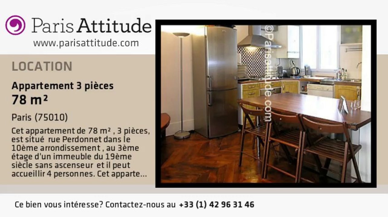 Appartement 2 Chambres à louer - Gare de l'Est/Gare du Nord, Paris - Ref. 6679