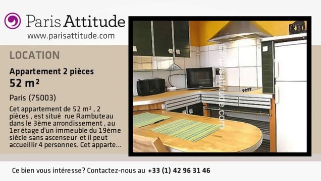 Appartement 1 Chambre à louer - Centre George Pompidou, Paris - Ref. 7665