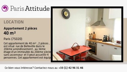 Appartement 1 Chambre à louer - Place des Fêtes, Paris - Ref. 8466